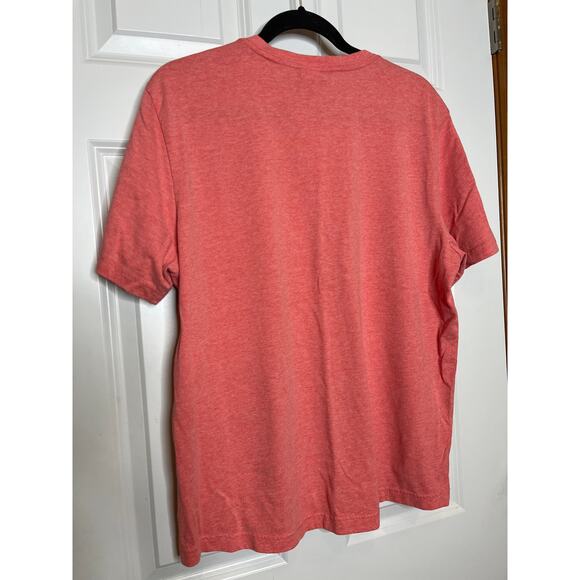 Adidas Men Pink Graphic Tee Chicago Fire Pocket T Shirt Large - Picture 2 of 7